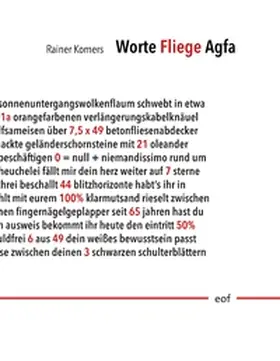 Komers |  Worte Fliege Agfa | Buch |  Sack Fachmedien