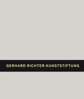  Gerhard Richter. Kunststiftung | Buch |  Sack Fachmedien