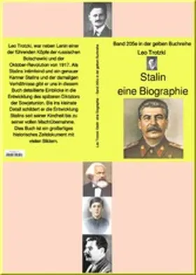 Trotzki |  Leo Trotzki: Stalin  eine Biographie  - Band 205e in der gelben Buchreihe - bei Jürgen Ruszkowski | eBook | Sack Fachmedien