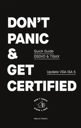 Peters |  Don´t Panic and Get Certified | Buch |  Sack Fachmedien