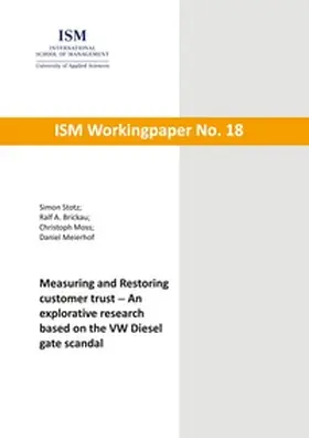 Stotz / Brickau / Moss |  Measuring and Restoring customer trust | Buch |  Sack Fachmedien