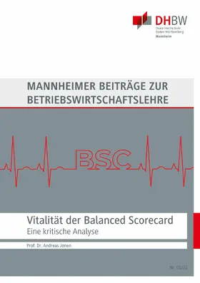 Jonen |  Vitalität der Balanced Scorecard | eBook | Sack Fachmedien