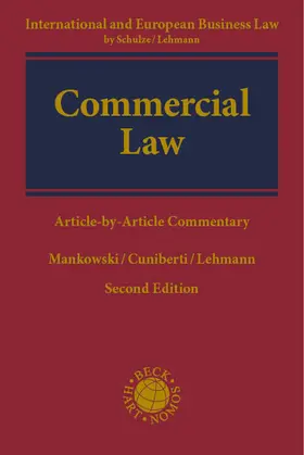 Mankowski / Cuniberti / Lehmann |  Commercial Law | Buch |  Sack Fachmedien