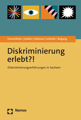 Kronenbitter / Aalders / Meksem |  Diskriminierung erlebt?! | Buch |  Sack Fachmedien