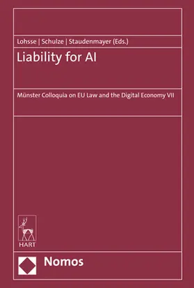 Lohsse / Schulze / Staudenmayer |  Liability for AI | Buch |  Sack Fachmedien