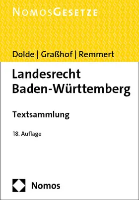 Dolde / Graßhof / Remmert |  Landesrecht Baden-Württemberg | Buch |  Sack Fachmedien