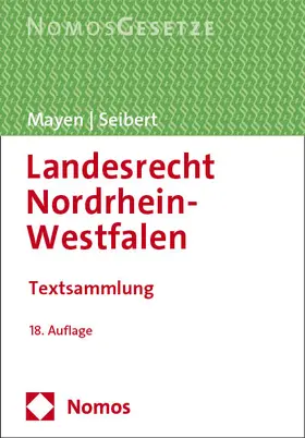 Mayen / Seibert |  Landesrecht Nordrhein-Westfalen | Buch |  Sack Fachmedien