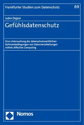 Dejam |  Gefühlsdatenschutz | Buch |  Sack Fachmedien