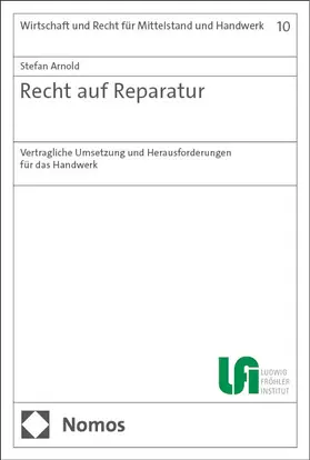 Arnold |  Recht auf Reparatur | Buch |  Sack Fachmedien