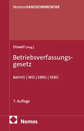 Düwell | Betriebsverfassungsgesetz | Buch | 978-3-7560-1775-1 | www2.sack.de