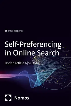 Höppner |  Self-Preferencing in Online Search | Buch |  Sack Fachmedien