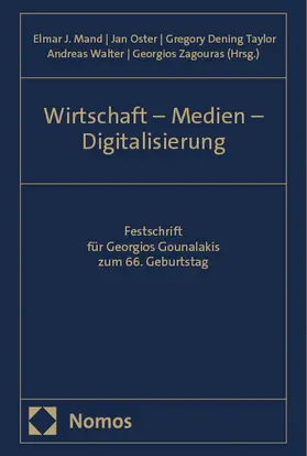 Mand / Oster / Taylor |  Wirtschaft - Medien - Digitalisierung | Buch |  Sack Fachmedien