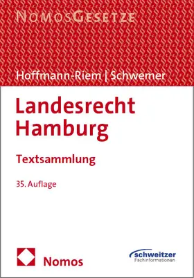 Hoffmann-Riem / Schwemer † |  Landesrecht Hamburg | Buch |  Sack Fachmedien