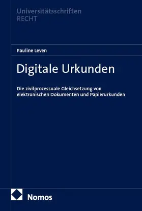 Leven |  Digitale Urkunden | Buch |  Sack Fachmedien