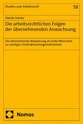 Schuler |  Die arbeitsrechtlichen Folgen der übernehmenden Anwachsung | Buch |  Sack Fachmedien