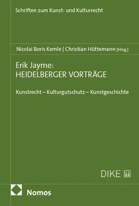 Kemle / Hüttemann |  Erik Jayme: HEIDELBERGER VORTRÄGE | Buch |  Sack Fachmedien