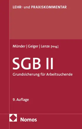 Münder / Geiger / Lenze | SGB II | Buch | 978-3-7560-3551-9 | www2.sack.de