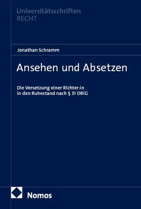 Schramm |  Ansehen und Absetzen | Buch |  Sack Fachmedien