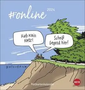 Butschkow: #online Postkartenkalender 2024. Humoristischer Kalender im Postkartenformat zu den Absurditäten von Social Media. Jede Woche eine Postkarte zum Sammeln oder Verschicken. | Sonstiges |  Sack Fachmedien