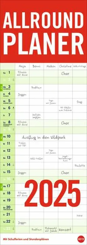 Allround-Familienplaner Vertical Kalender 2025 | Sonstiges |  Sack Fachmedien