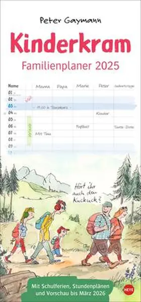  Peter Gaymann: Kinderkram Familienplaner 2025 | Sonstiges |  Sack Fachmedien