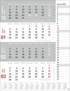 Heye |  4-Monats-Planer, rot 2026 | Sonstiges |  Sack Fachmedien