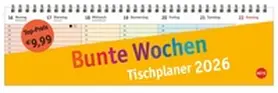 Bunte Wochen Wochenquerplaner 2026 | Sonstiges | 978-3-7564-1192-4 | www2.sack.de