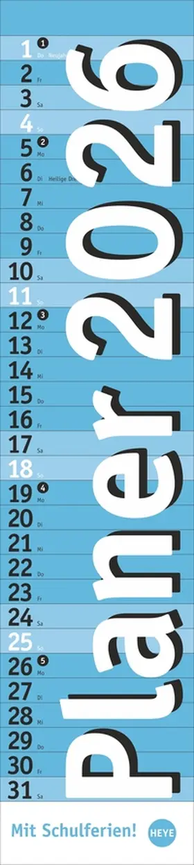  Langplaner, hellblau 2026 | Sonstiges |  Sack Fachmedien