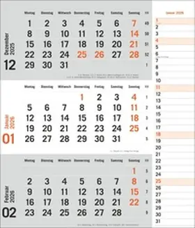 Heye |  times&more 3-Monatsplaner, orange 2026 | Sonstiges |  Sack Fachmedien