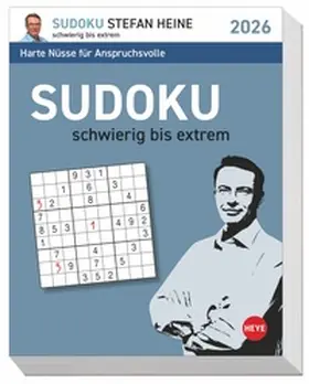 Heine |  Stefan Heine Sudoku schwierig Tagesabreißkalender 2026 | Sonstiges |  Sack Fachmedien
