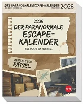 Heine |  Stefan Heine Der paranormale Escape-Kalender 2026 | Sonstiges |  Sack Fachmedien