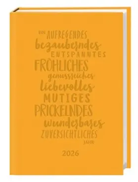  Kalenderbuch A6 gelb 2026 | Buch |  Sack Fachmedien