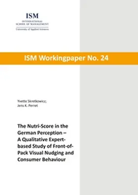 Skretkowicz / Perret |  The Nutri-Score in the German Perception | Buch |  Sack Fachmedien