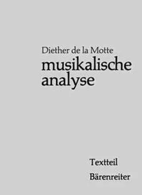 Motte |  Musikalische Analyse | Buch |  Sack Fachmedien