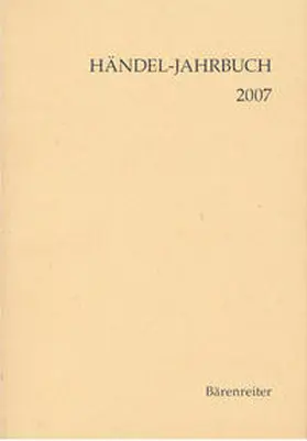  Händel-Jahrbuch / Händel-Jahrbuch | Buch |  Sack Fachmedien