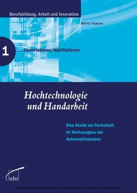 Hassler / Jenewein / Röben |  Hochtechnologie und Handarbeit | eBook | Sack Fachmedien