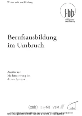 Severing / Herbert Loebe |  Berufsausbildung im Umbruch | eBook | Sack Fachmedien