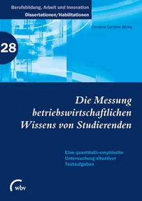 Jähnig |  Die Messung betriebswirtschaftlichen Wissens von Studierenden | Buch |  Sack Fachmedien