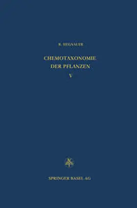 Hegnauer |  Chemotaxonomie der Pflanzen | Buch |  Sack Fachmedien