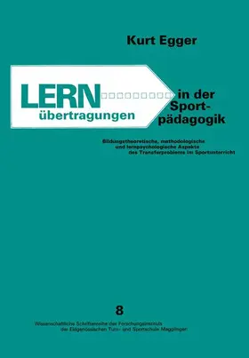 EGGER |  Lernübertragungen in der Sportpädagogik | Buch |  Sack Fachmedien