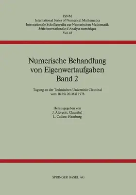 Collatz / Albrecht |  Numerische Behandlung von Eigenwertaufgaben Band 2 | Buch |  Sack Fachmedien
