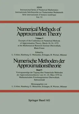 WERNER / MEINARDUS / COLLATZ |  Numerische Methoden der Approximationstheorie / Numerical Methods of Approximation Theory | Buch |  Sack Fachmedien