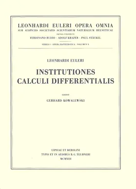 Euler / Speiser |  Introductio in analysin infinitorum 2nd part | Buch |  Sack Fachmedien