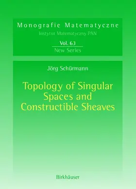 Schürmann |  Topology of Singular Spaces and Constructible Sheaves | Buch |  Sack Fachmedien