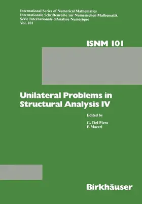Maceri / DELPIERO / PIERO | Unilateral Problems in Structural Analysis IV | Buch | 978-3-7643-2487-2 | www2.sack.de