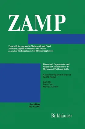 Crochet / Casey |  Theoretical, Experimental, and Numerical Contributions to the Mechanics of Fluids and Solids | Buch |  Sack Fachmedien