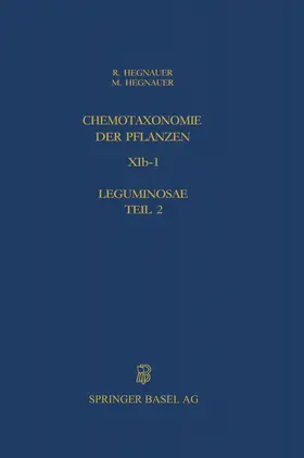 Hegnauer |  Chemotaxonomie der Pflanzen | Buch |  Sack Fachmedien