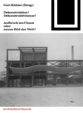 Kähler |  Dekonstruktion? Dekonstruktivismus? | Buch |  Sack Fachmedien