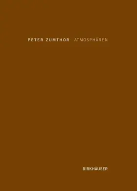 Zumthor |  Atmosphären | Buch |  Sack Fachmedien