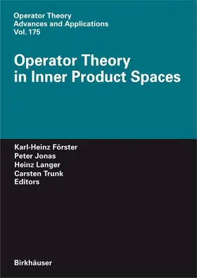 Förster / Trunk / Jonas |  Operator Theory in Inner Product Spaces | Buch |  Sack Fachmedien
